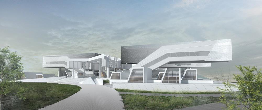 Άποψη από τον κεντρικό πεζόδρομο