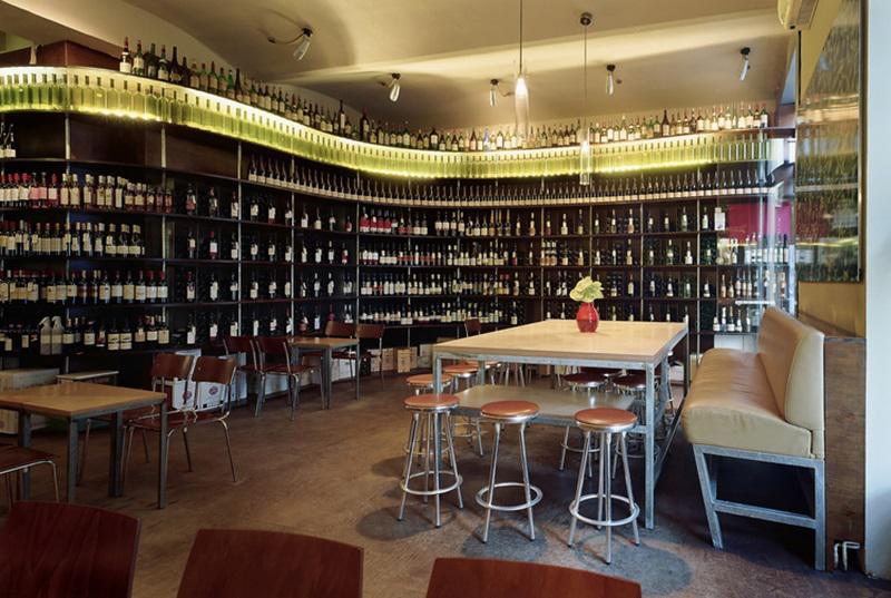 Wine Shop and Bar Unger & Klein, Vienna by EoK Eichinger oder Knechtl Architekten, Vienna, Austria.