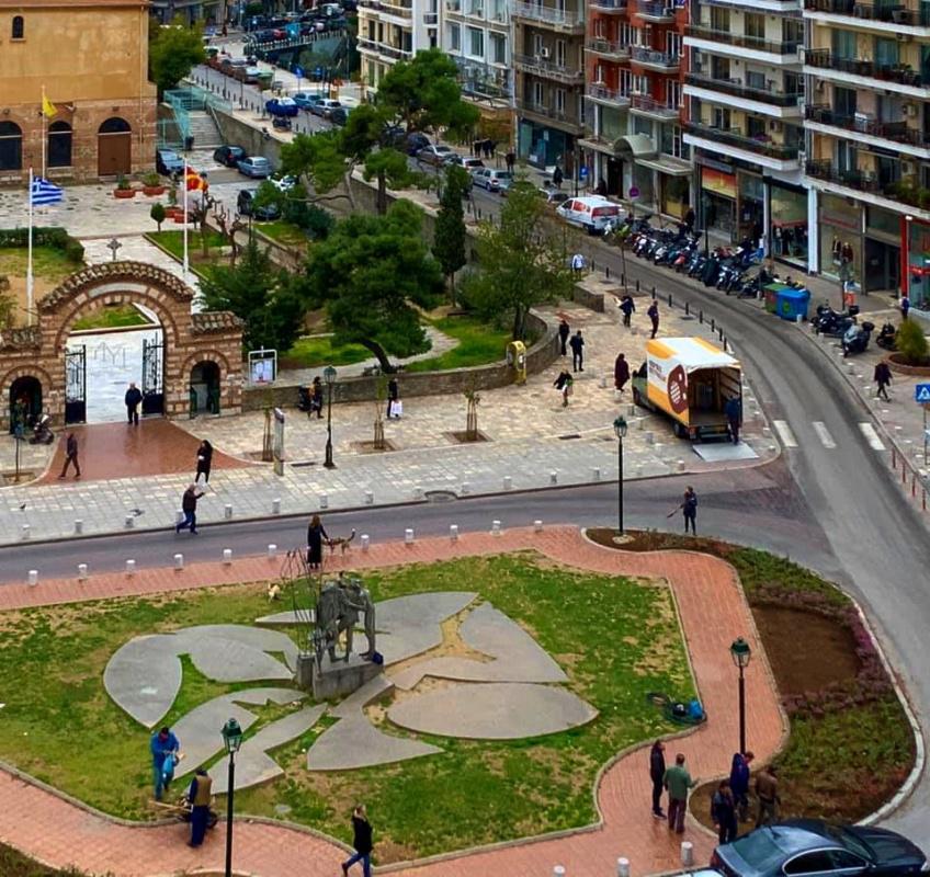 δενδροφύτευση μυρωδικών στην Αγίας Σοφίας