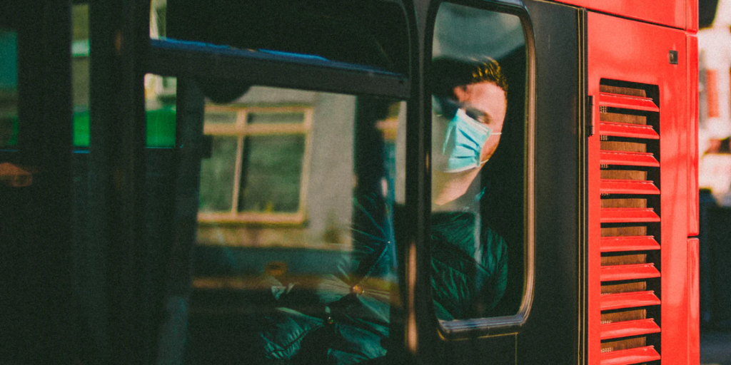 λεωφορείο κοροναϊός μάσκα