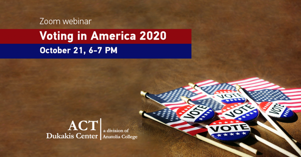 Dukakis Center_Voting_in_america 2020_
