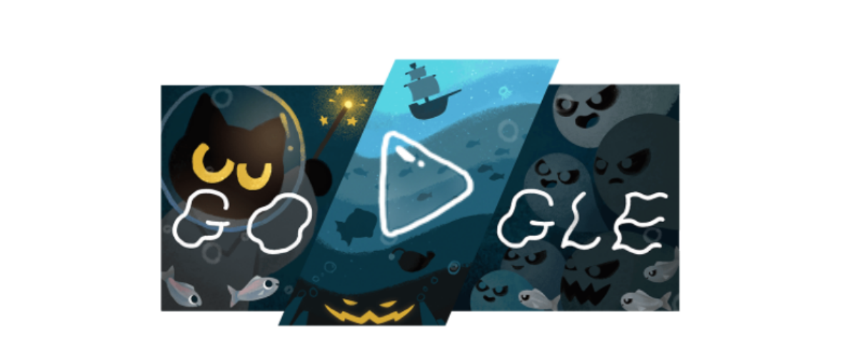 halloween google doodle 2020