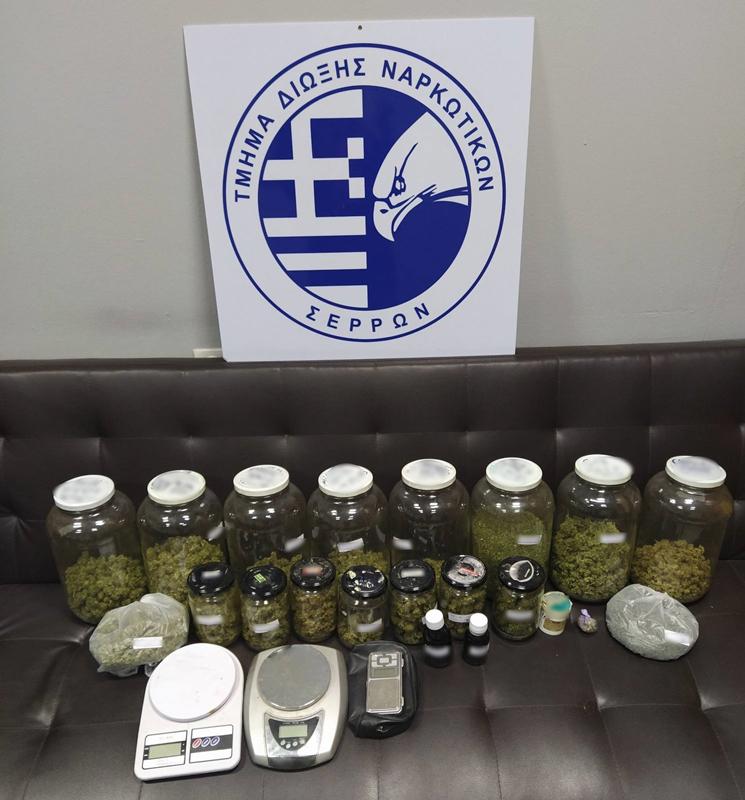 Κατάσχεση κάνναβης Υ.Α. Σερρών