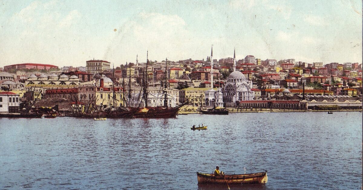 L’aspetto cosmopolita di Salonicco: Cartolina della famiglia Beza