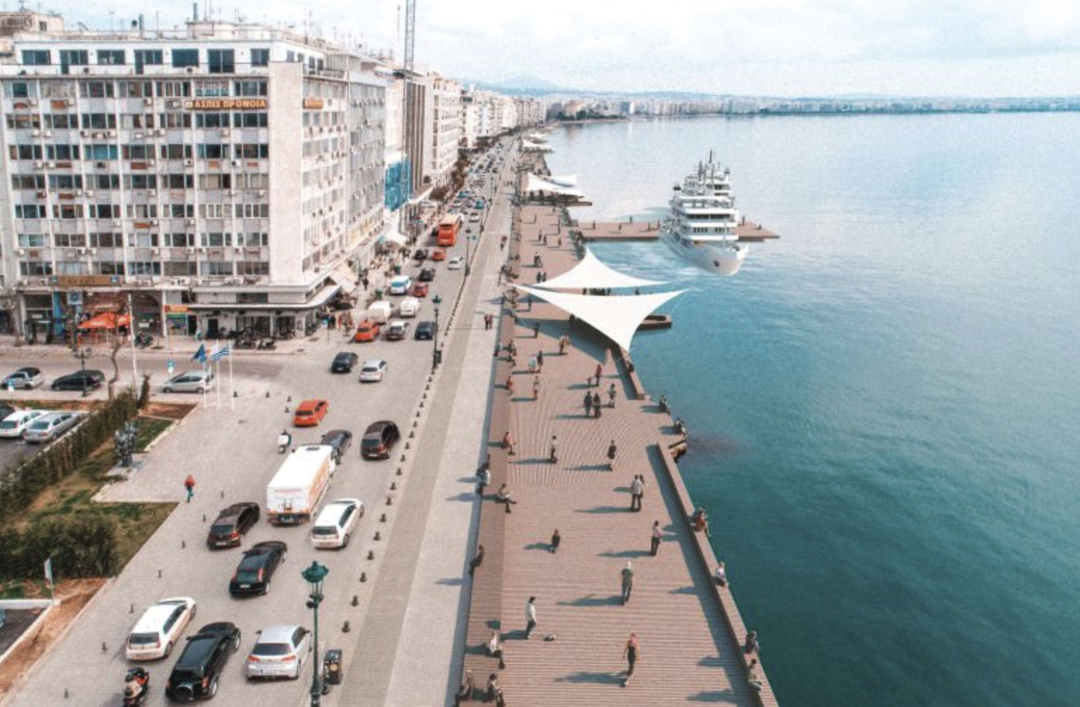 ξύλινο ντεκ Θεσσαλονίκη