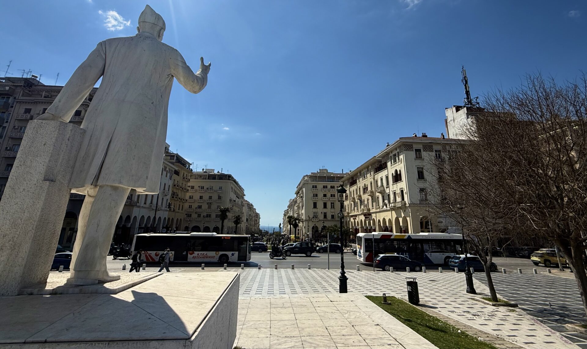 Εγνατία, αγαλμα Βενιζέλου