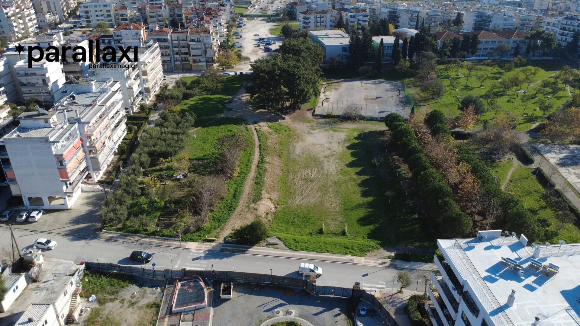 Μετρό Καλαμαριάς drone