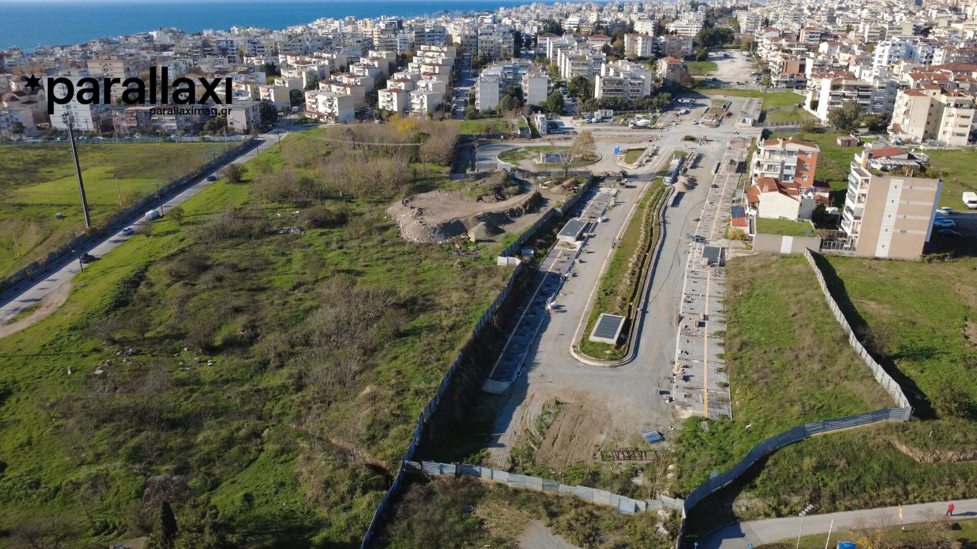 Μετρό Καλαμαριάς drone