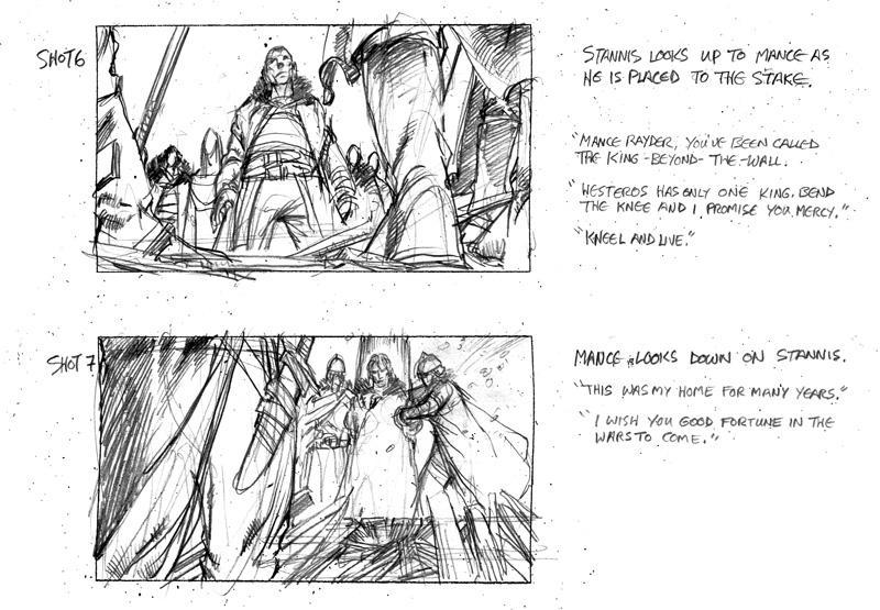 Game of thrones storyboard William Simpson